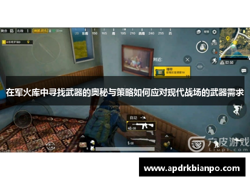 在军火库中寻找武器的奥秘与策略如何应对现代战场的武器需求