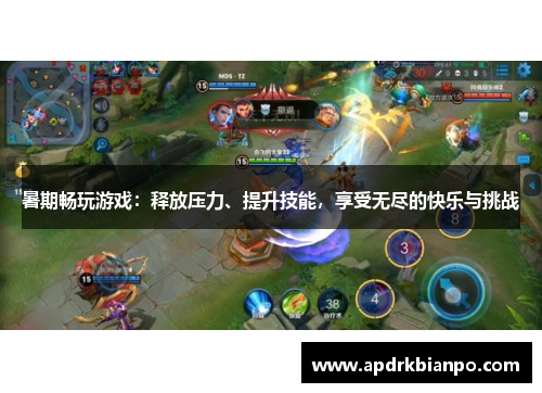 暑期畅玩游戏：释放压力、提升技能，享受无尽的快乐与挑战